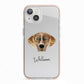 American Leopard Hound Personalised iPhone 13 TPU Impact Case with Pink Edges