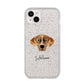 American Leopard Hound Personalised iPhone 14 Plus Glitter Tough Case Starlight