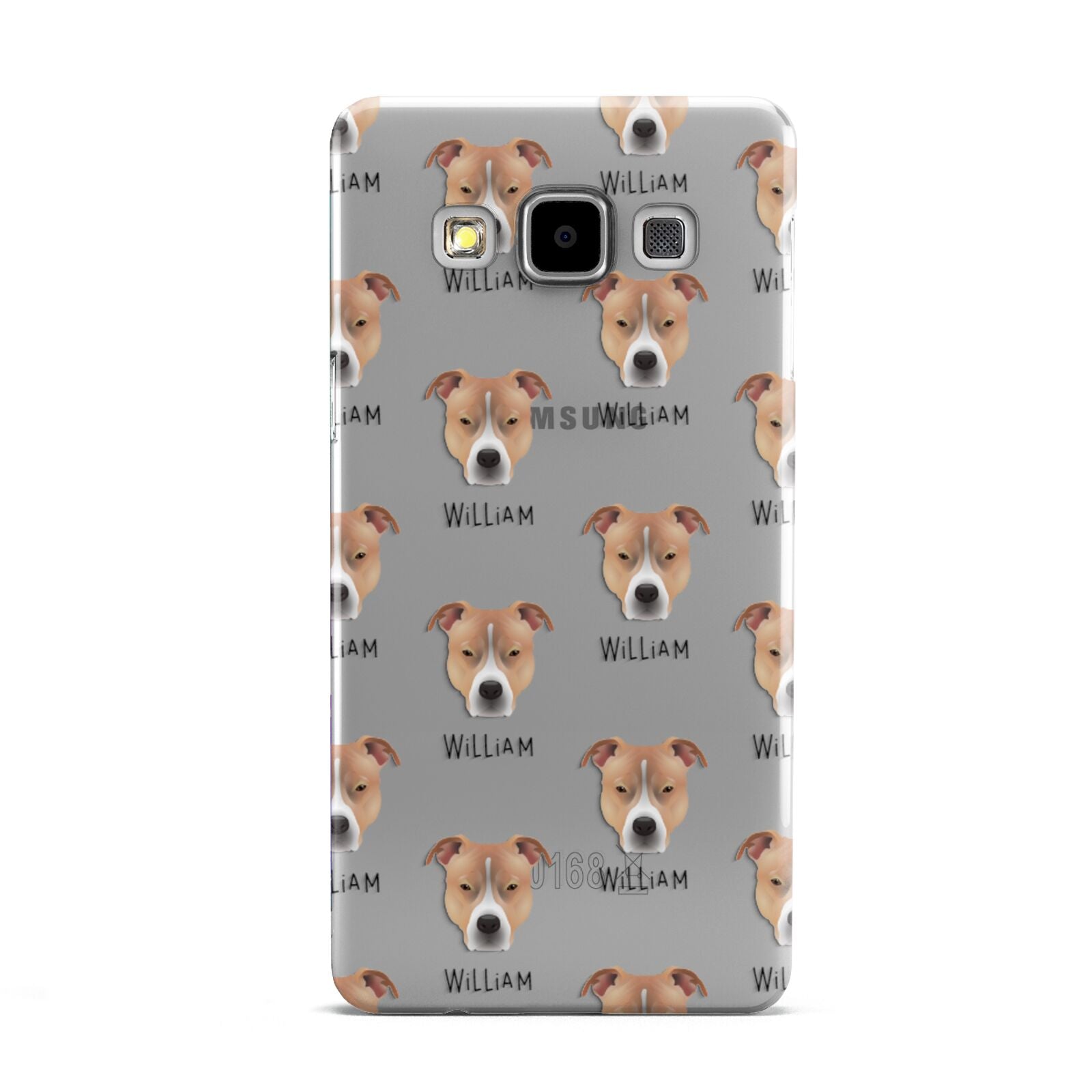 American Pit Bull Terrier Icon with Name Samsung Galaxy A5 Case