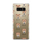 American Pit Bull Terrier Icon with Name Samsung Galaxy Note 8 Case