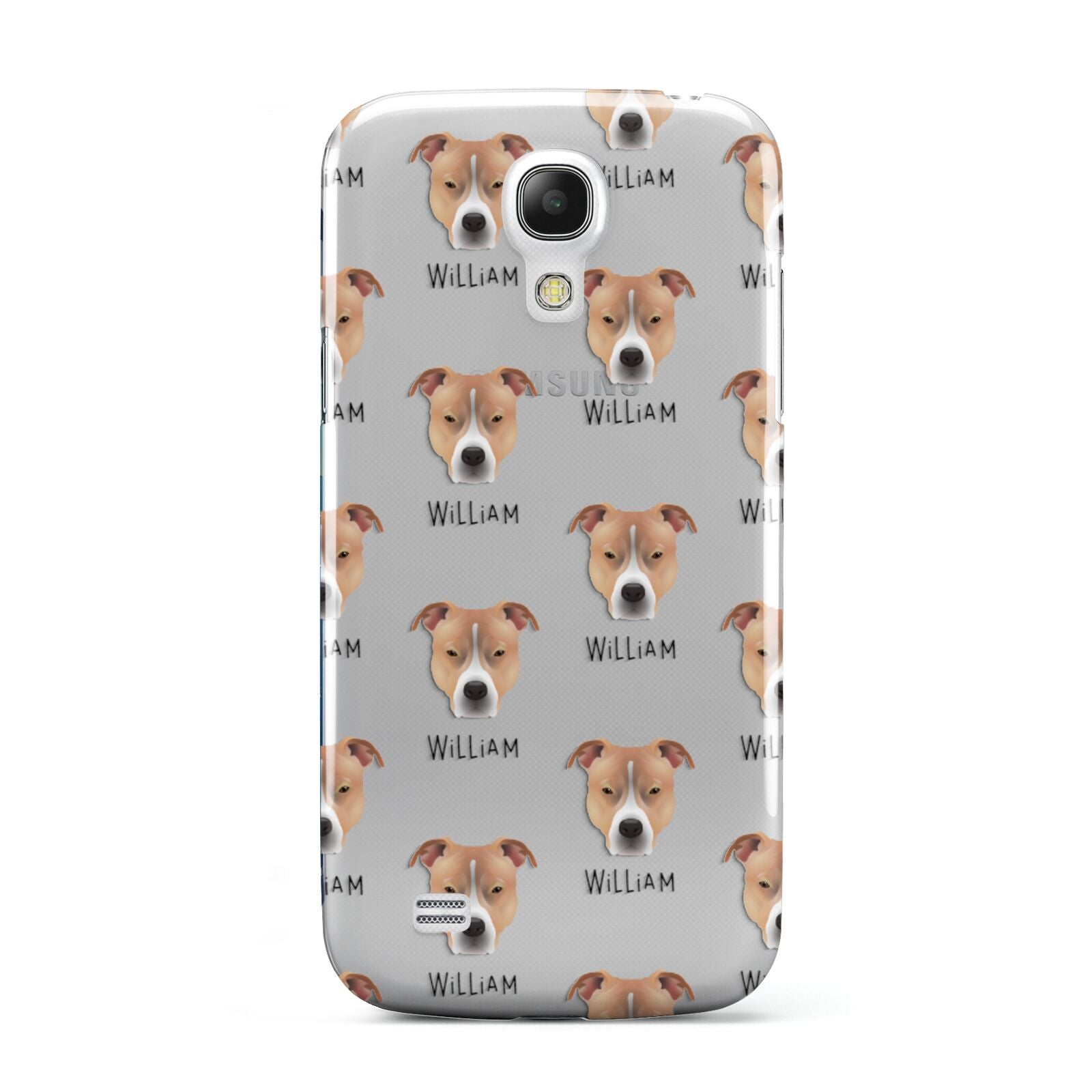 American Pit Bull Terrier Icon with Name Samsung Galaxy S4 Mini Case
