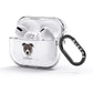 American Pit Bull Terrier Personalised AirPods Glitter Case 3rd Gen Side Image