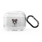 American Pit Bull Terrier Personalised AirPods Glitter Case 3rd Gen