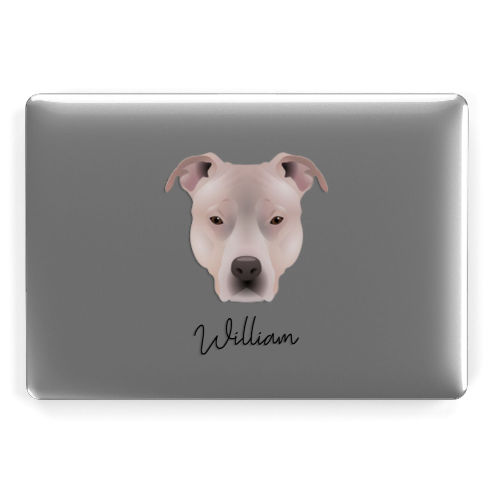 American Pit Bull Terrier Personalised Apple MacBook Case