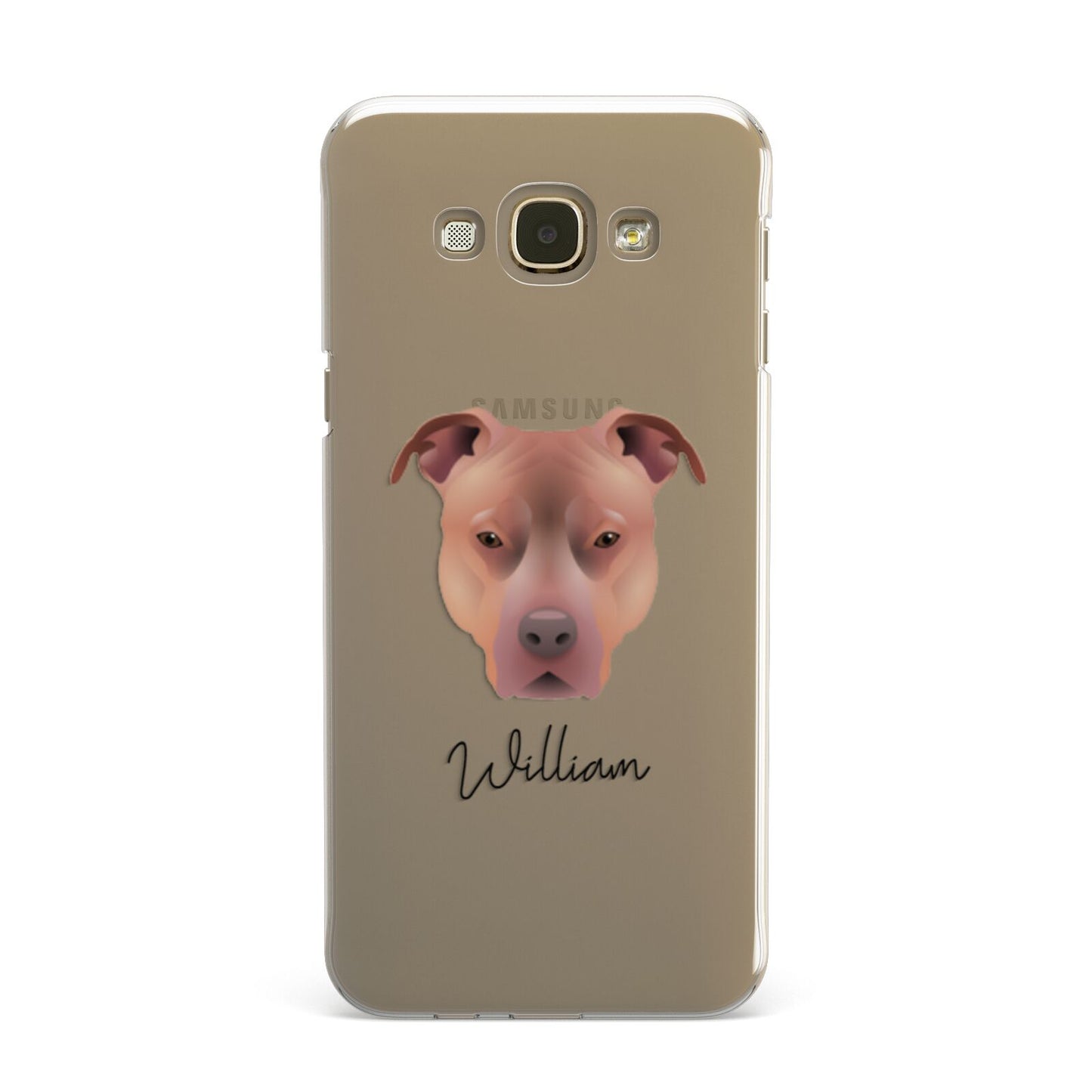 American Pit Bull Terrier Personalised Samsung Galaxy A8 Case
