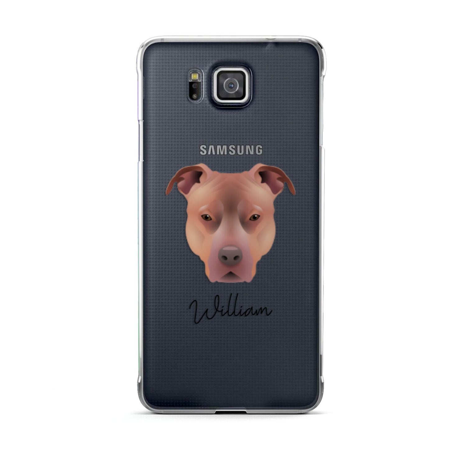 American Pit Bull Terrier Personalised Samsung Galaxy Alpha Case
