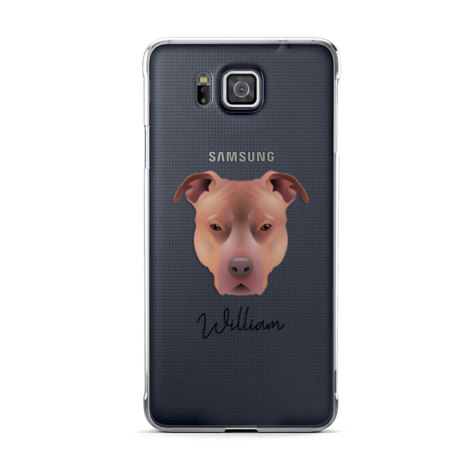 American Pit Bull Terrier Personalised Samsung Galaxy Alpha Case