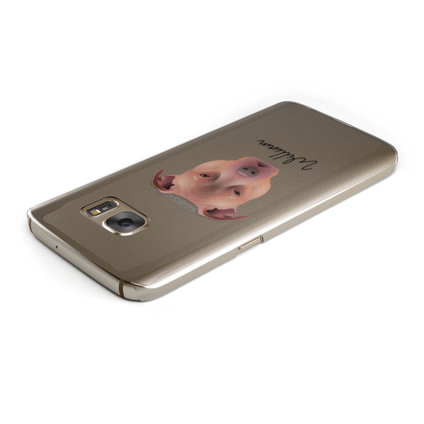 American Pit Bull Terrier Personalised Samsung Galaxy Case Top Cutout