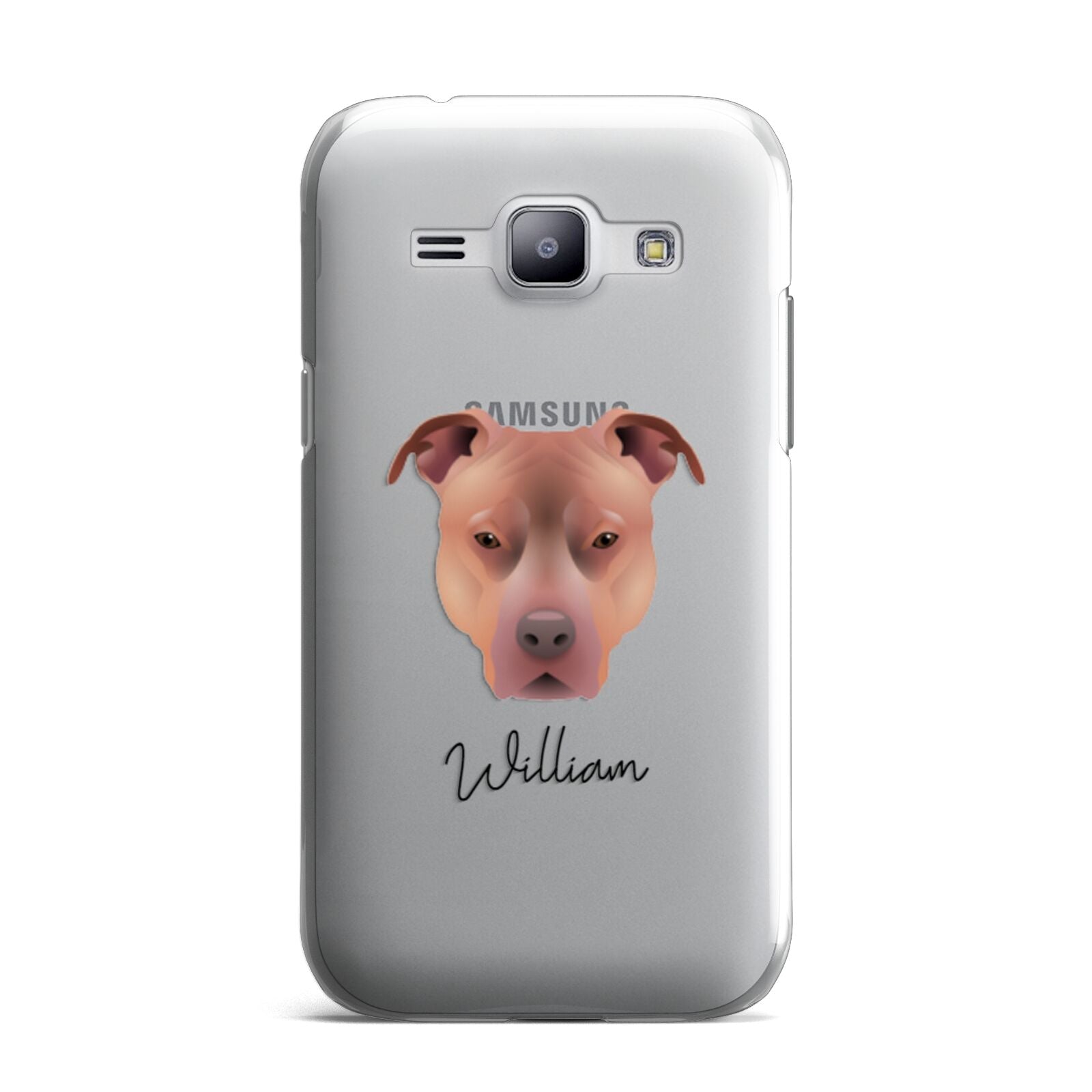 American Pit Bull Terrier Personalised Samsung Galaxy J1 2015 Case