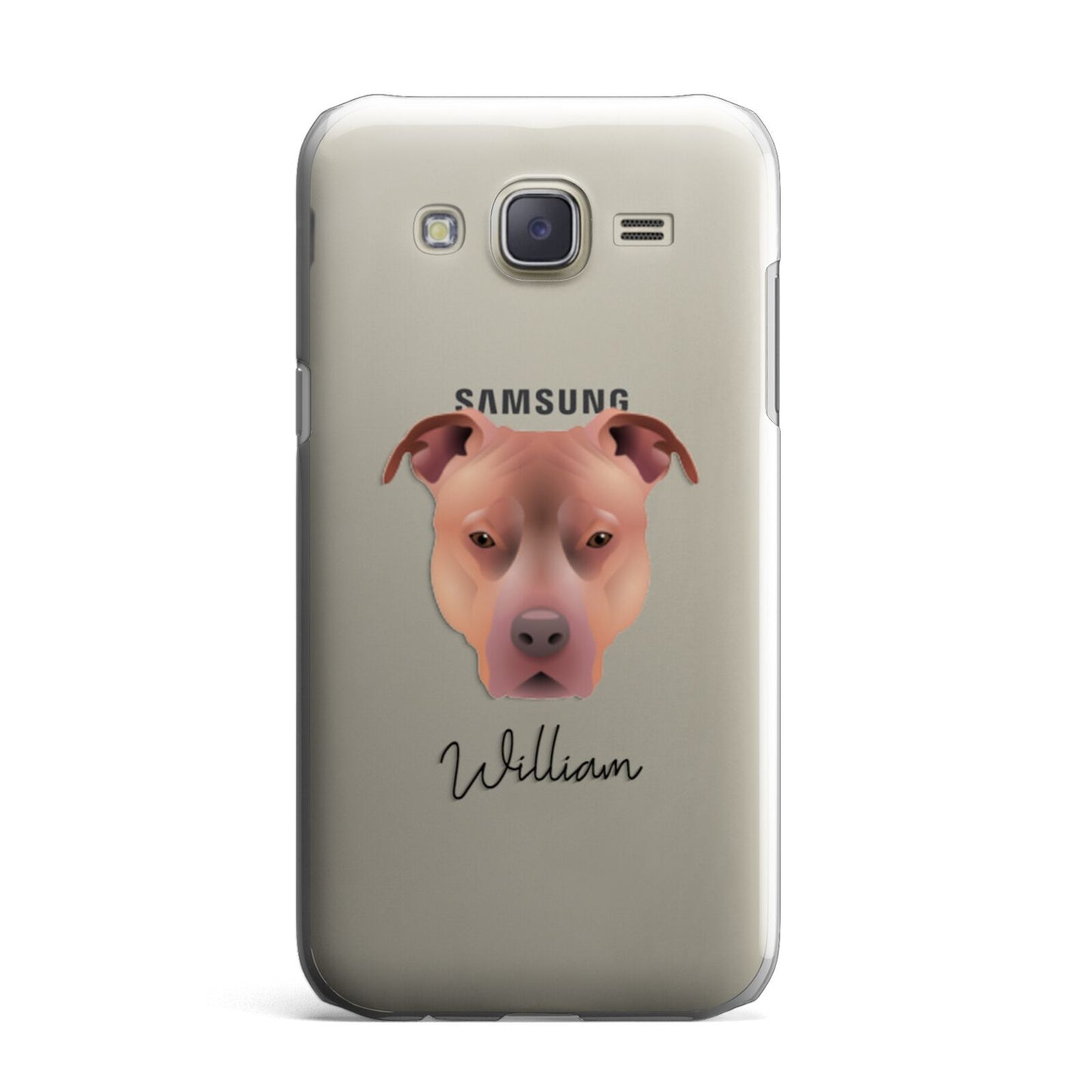 American Pit Bull Terrier Personalised Samsung Galaxy J7 Case