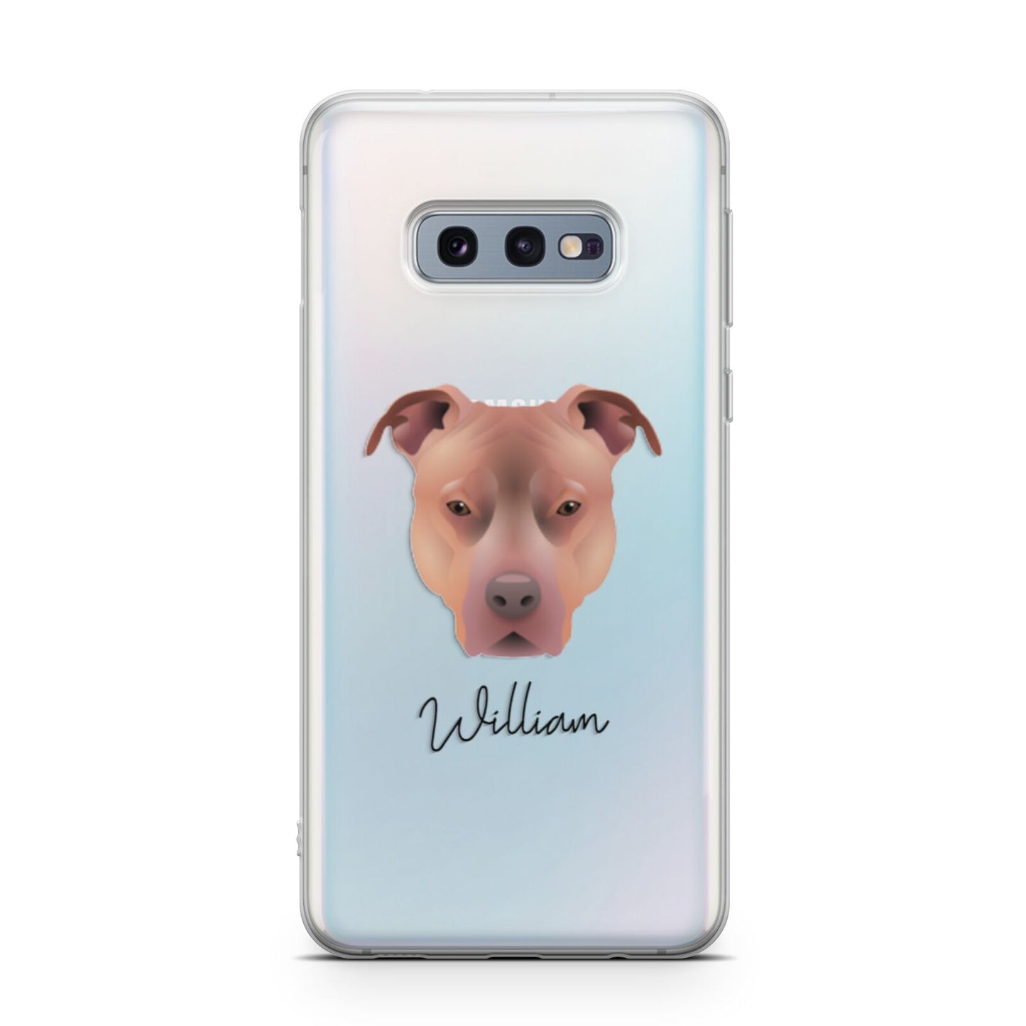American Pit Bull Terrier Personalised Samsung Galaxy S10E Case