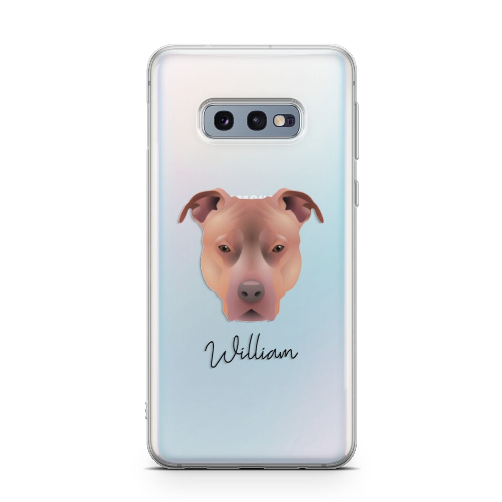 American Pit Bull Terrier Personalised Samsung Galaxy S10E Case