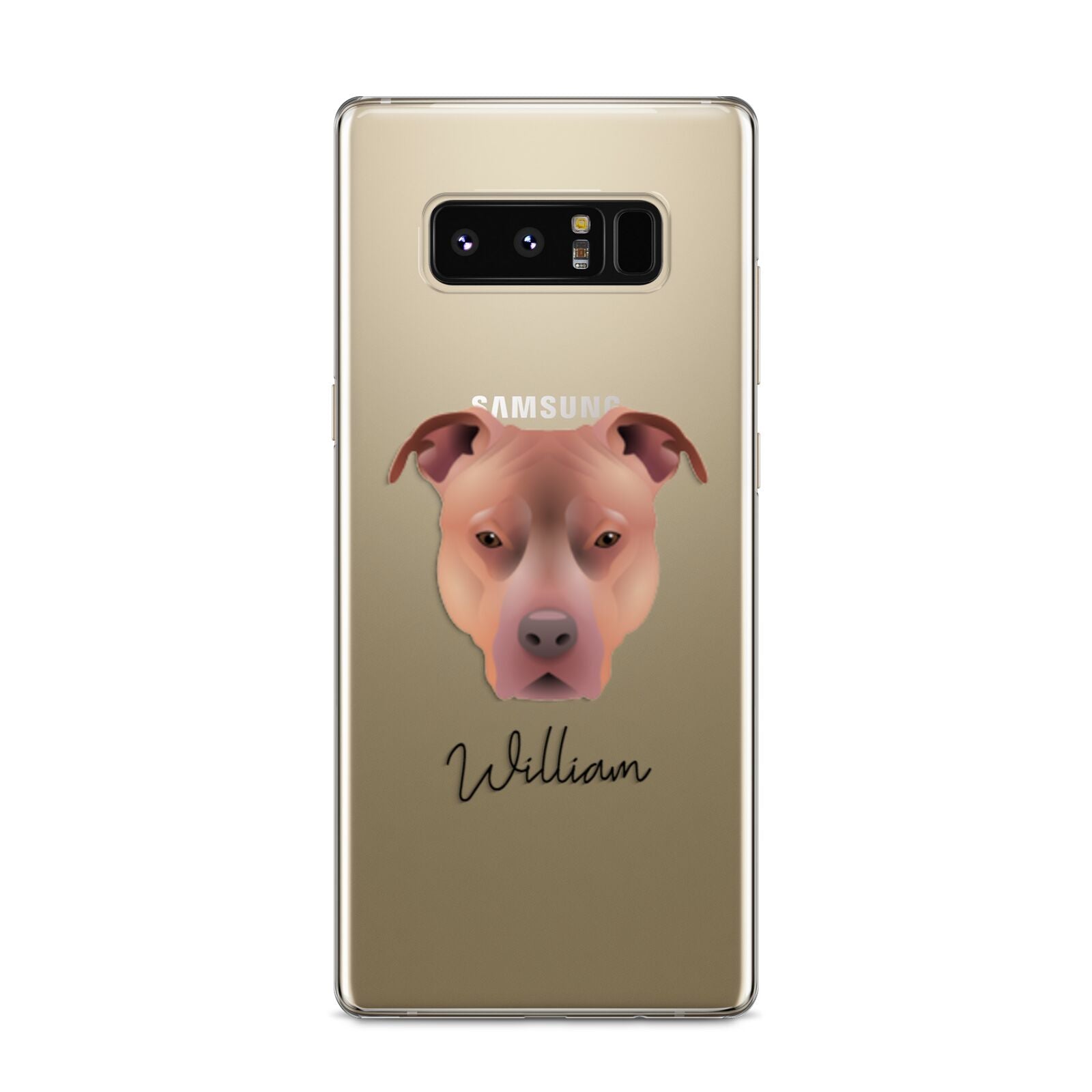American Pit Bull Terrier Personalised Samsung Galaxy S8 Case