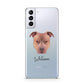 American Pit Bull Terrier Personalised Samsung S21 Plus Phone Case