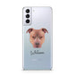 American Pit Bull Terrier Personalised Samsung S21 Plus Phone Case