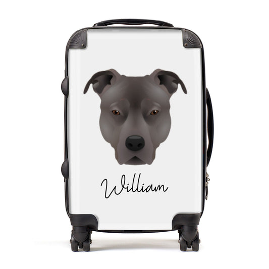 American Pit Bull Terrier Personalised Suitcase