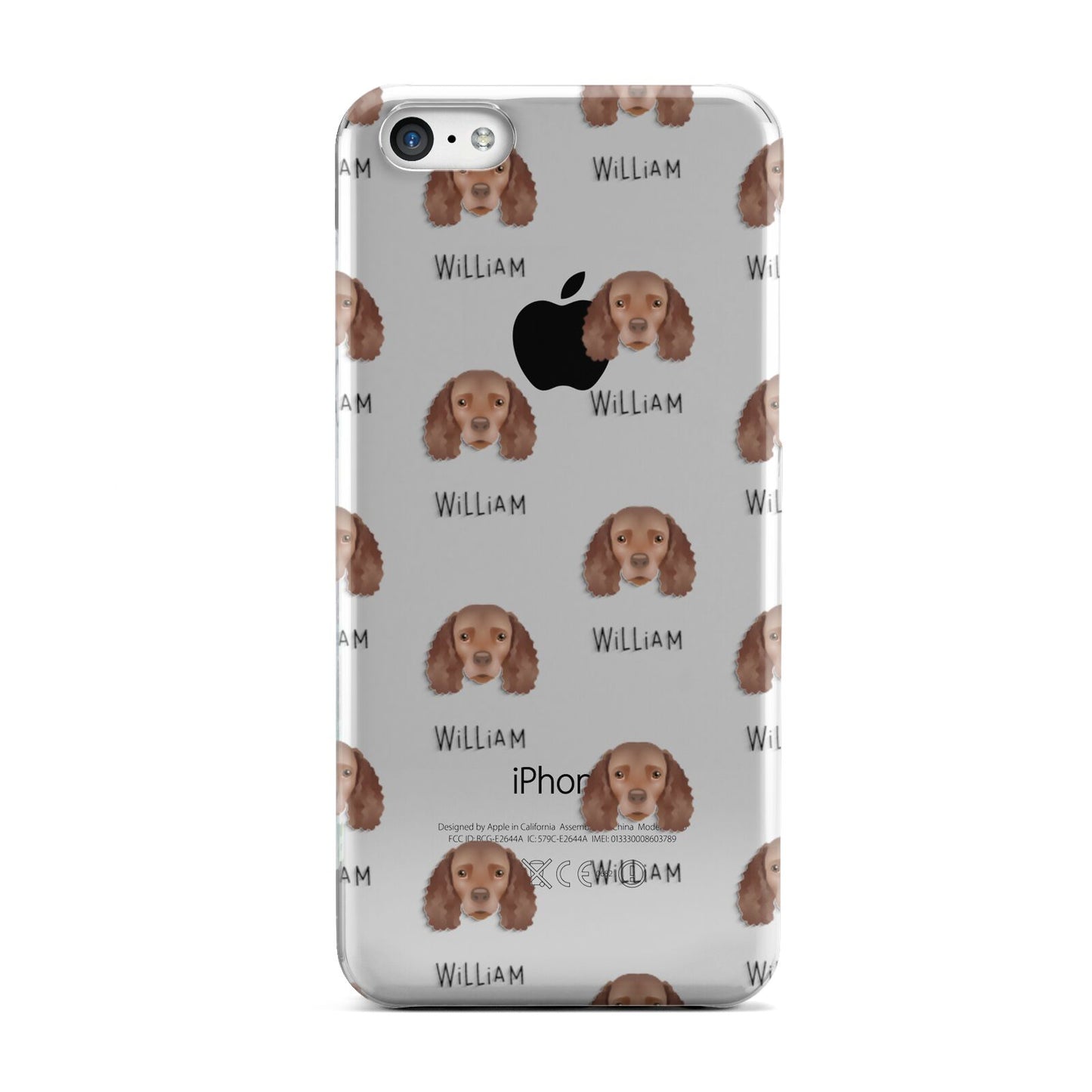 American Water Spaniel Icon with Name Apple iPhone 5c Case