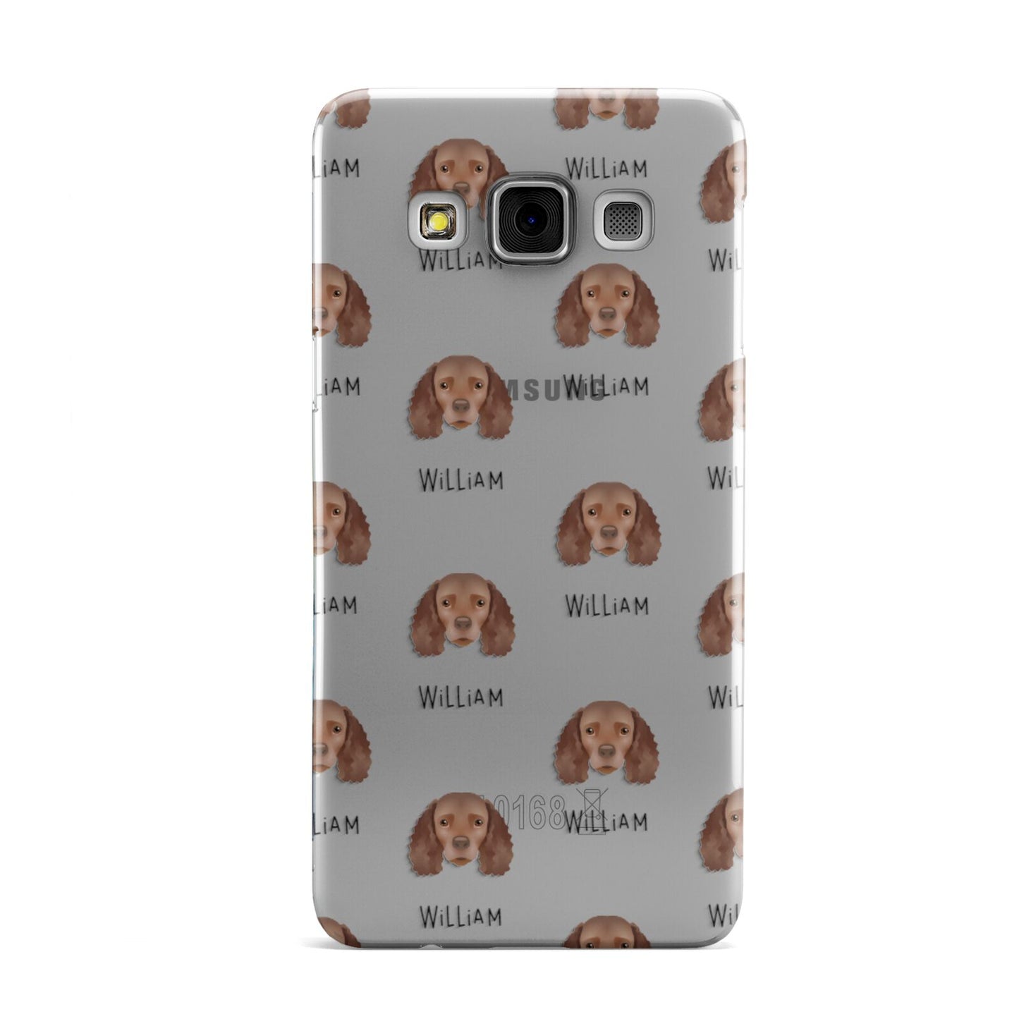 American Water Spaniel Icon with Name Samsung Galaxy A3 Case