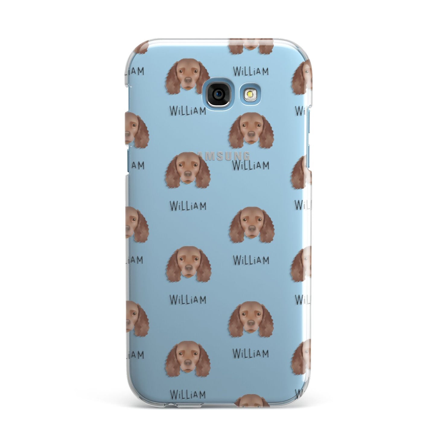 American Water Spaniel Icon with Name Samsung Galaxy A7 2017 Case