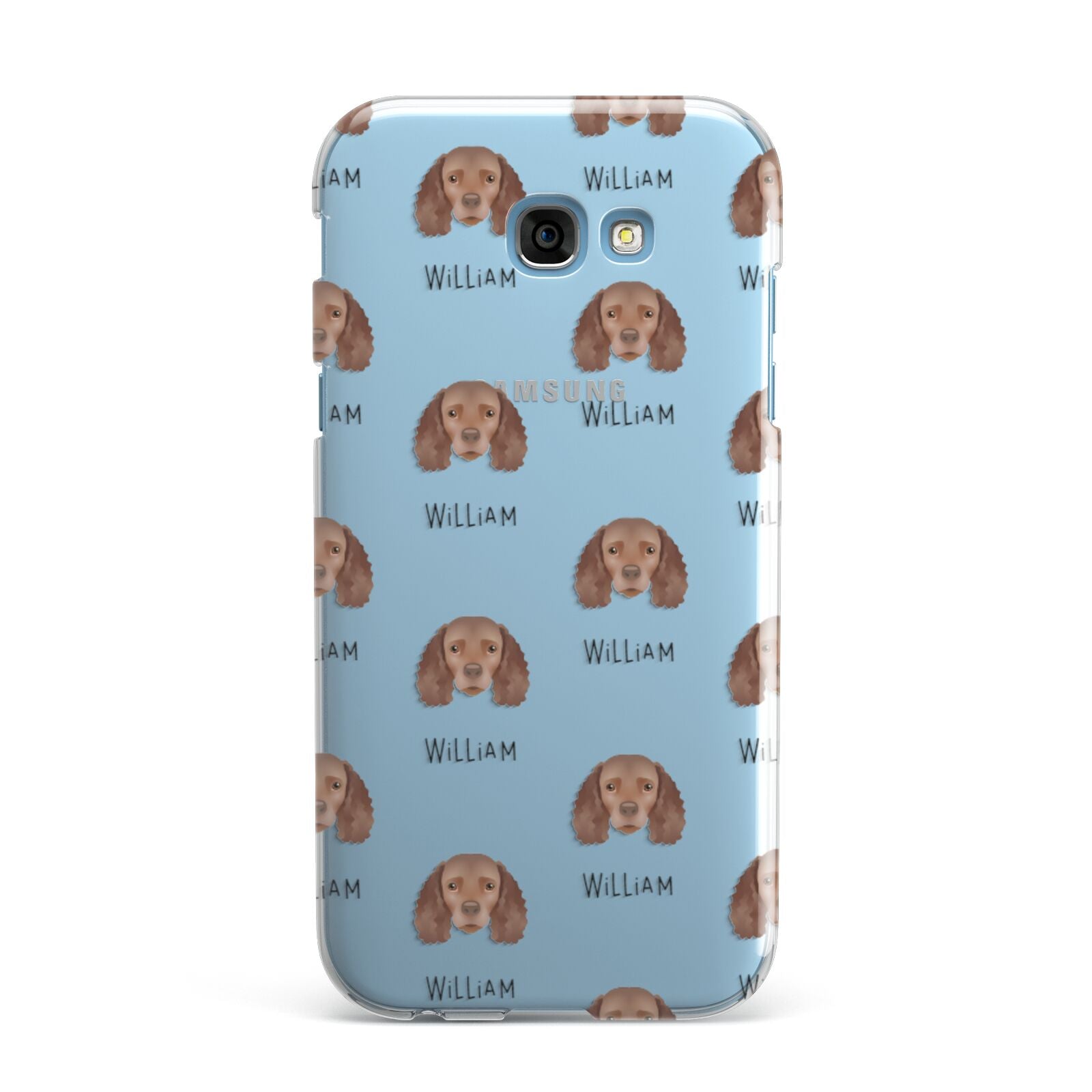 American Water Spaniel Icon with Name Samsung Galaxy A7 2017 Case