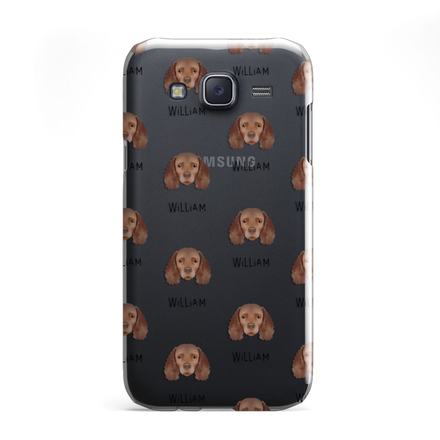 American Water Spaniel Icon with Name Samsung Galaxy J5 Case