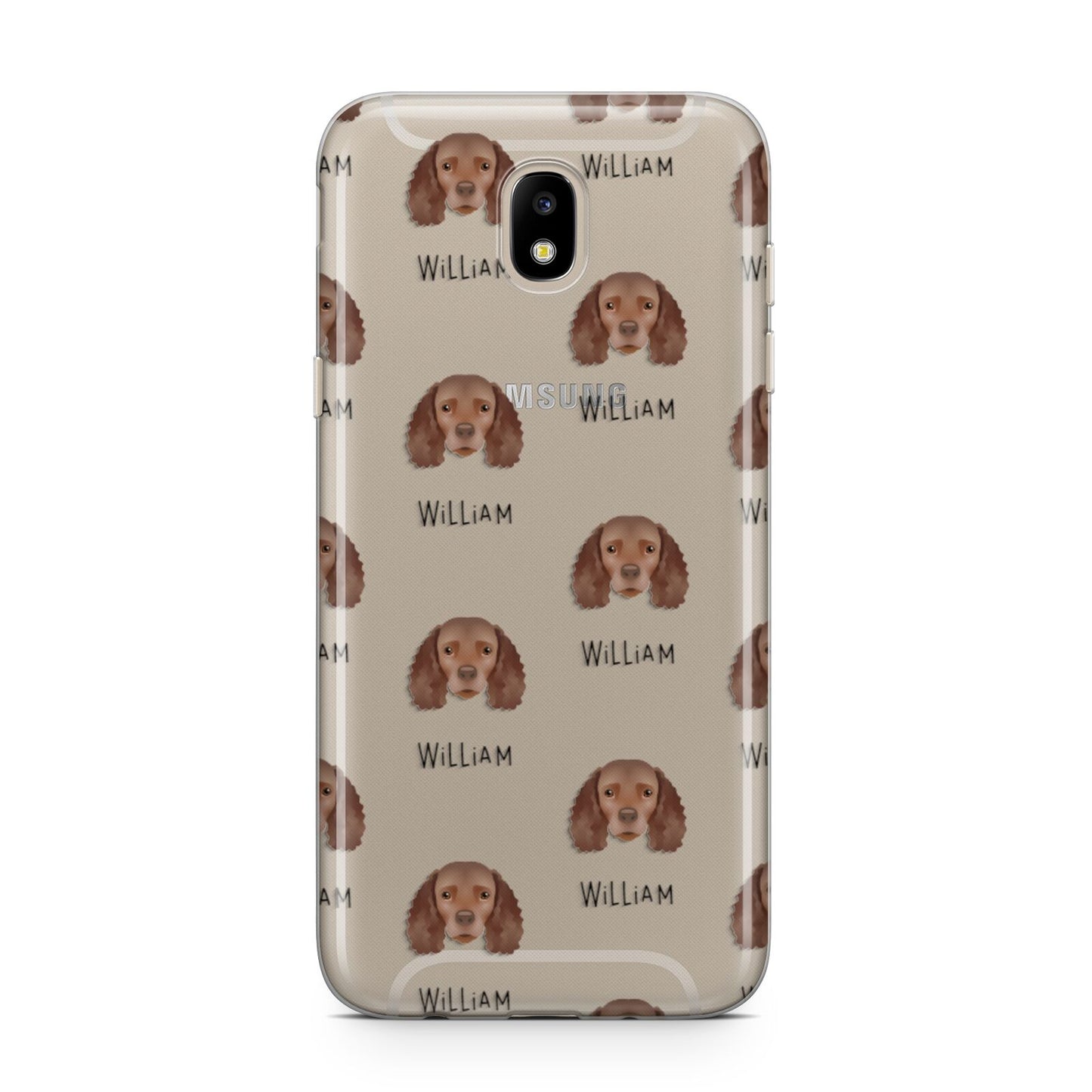 American Water Spaniel Icon with Name Samsung J5 2017 Case