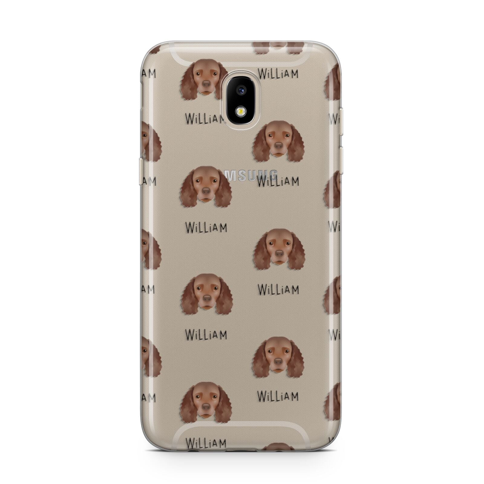 American Water Spaniel Icon with Name Samsung J5 2017 Case