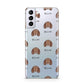 American Water Spaniel Icon with Name Samsung S21 Plus Phone Case