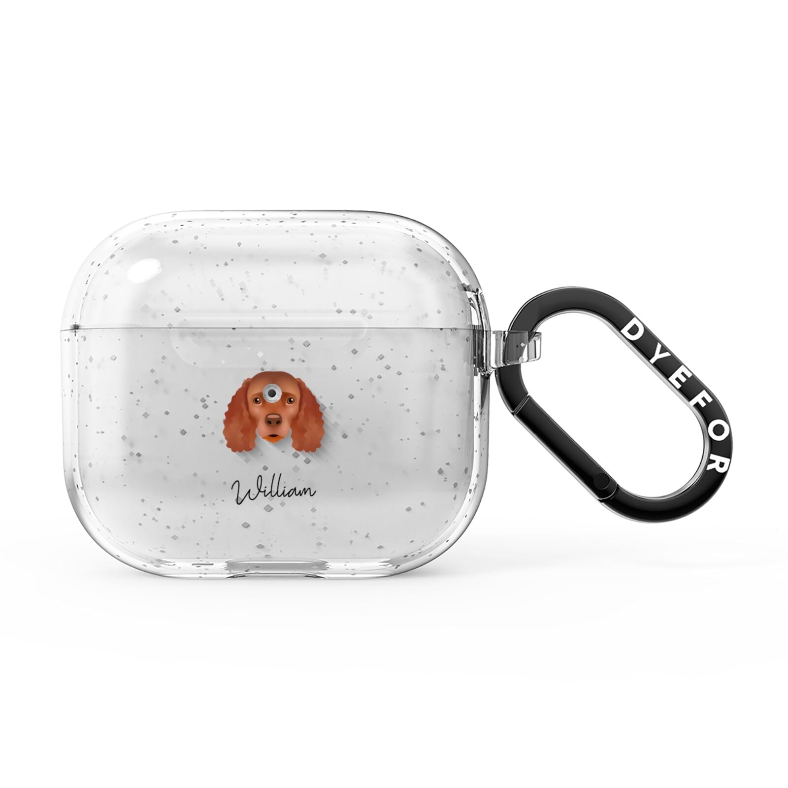 American Water Spaniel Personalised AirPods Glitter Case 3rd Gen