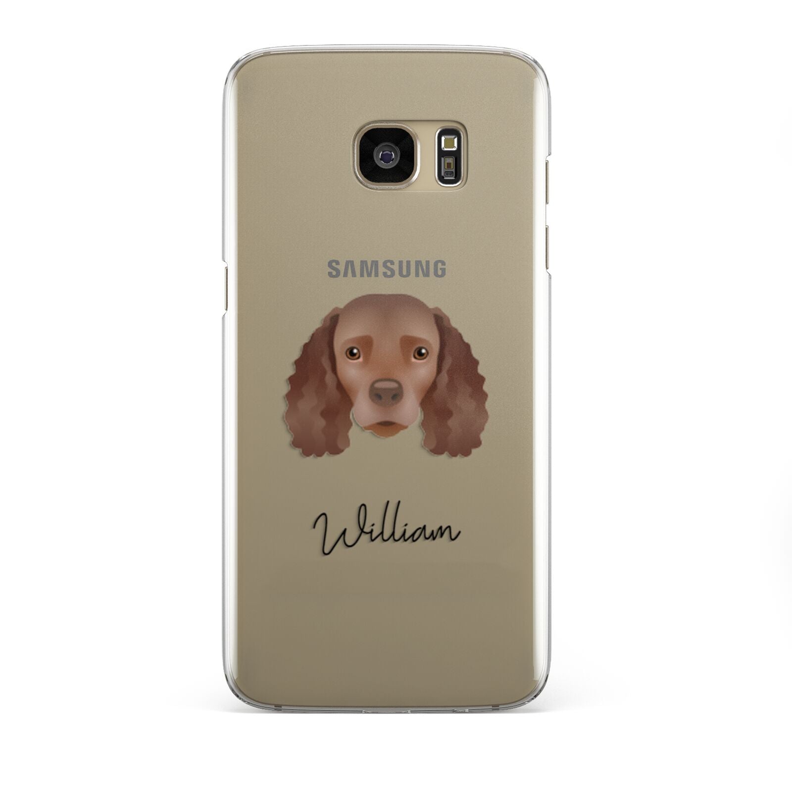 American Water Spaniel Personalised Samsung Galaxy S7 Edge Case