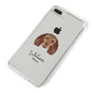 American Water Spaniel Personalised iPhone 8 Plus Bumper Case on Silver iPhone Alternative Image