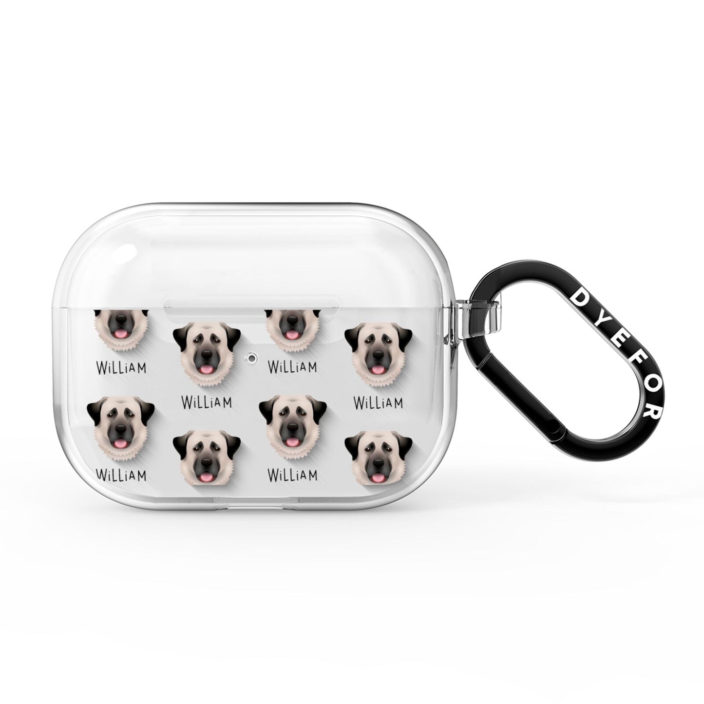 Anatolian Shepherd Dog Icon with Name AirPods Pro Clear Case