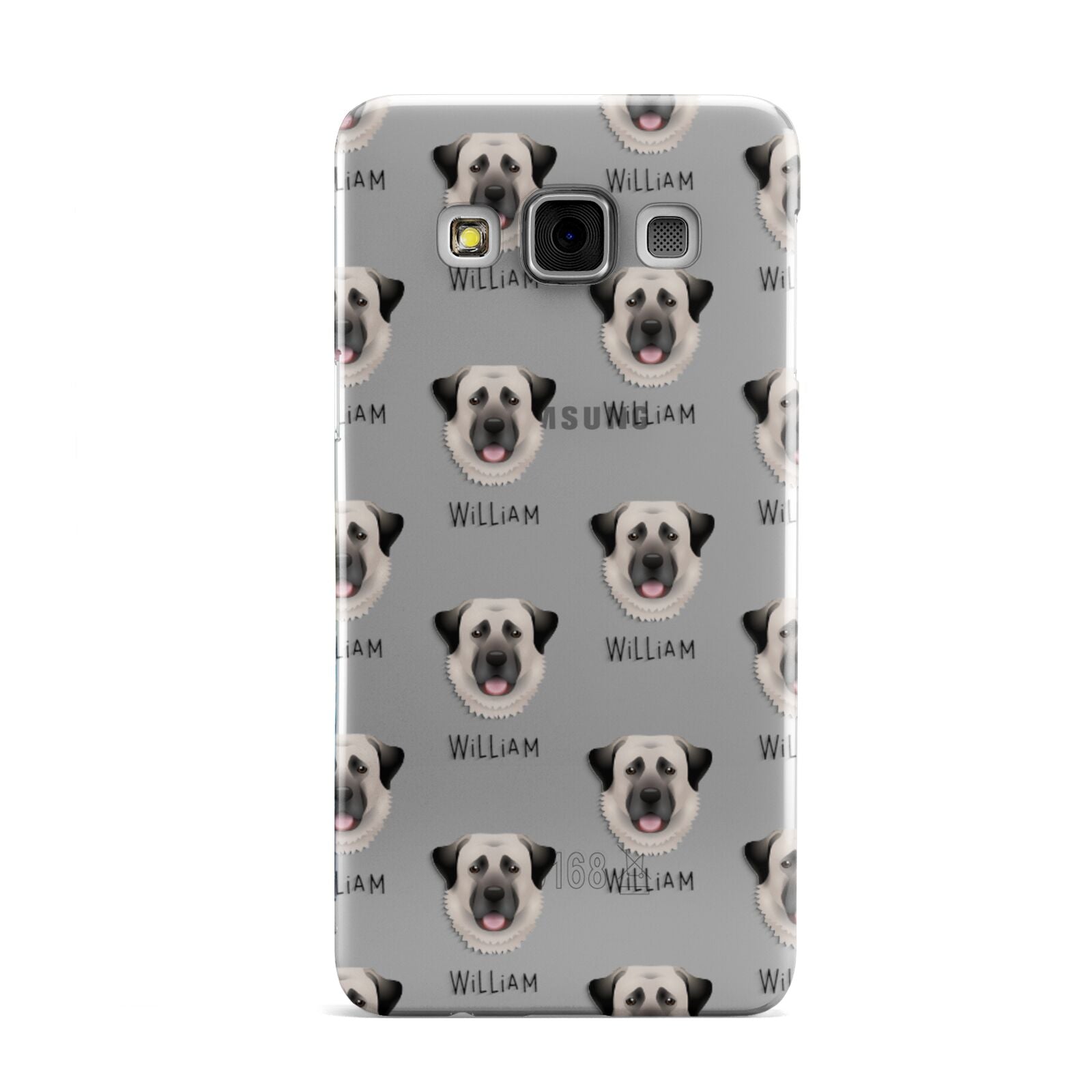 Anatolian Shepherd Dog Icon with Name Samsung Galaxy A3 Case