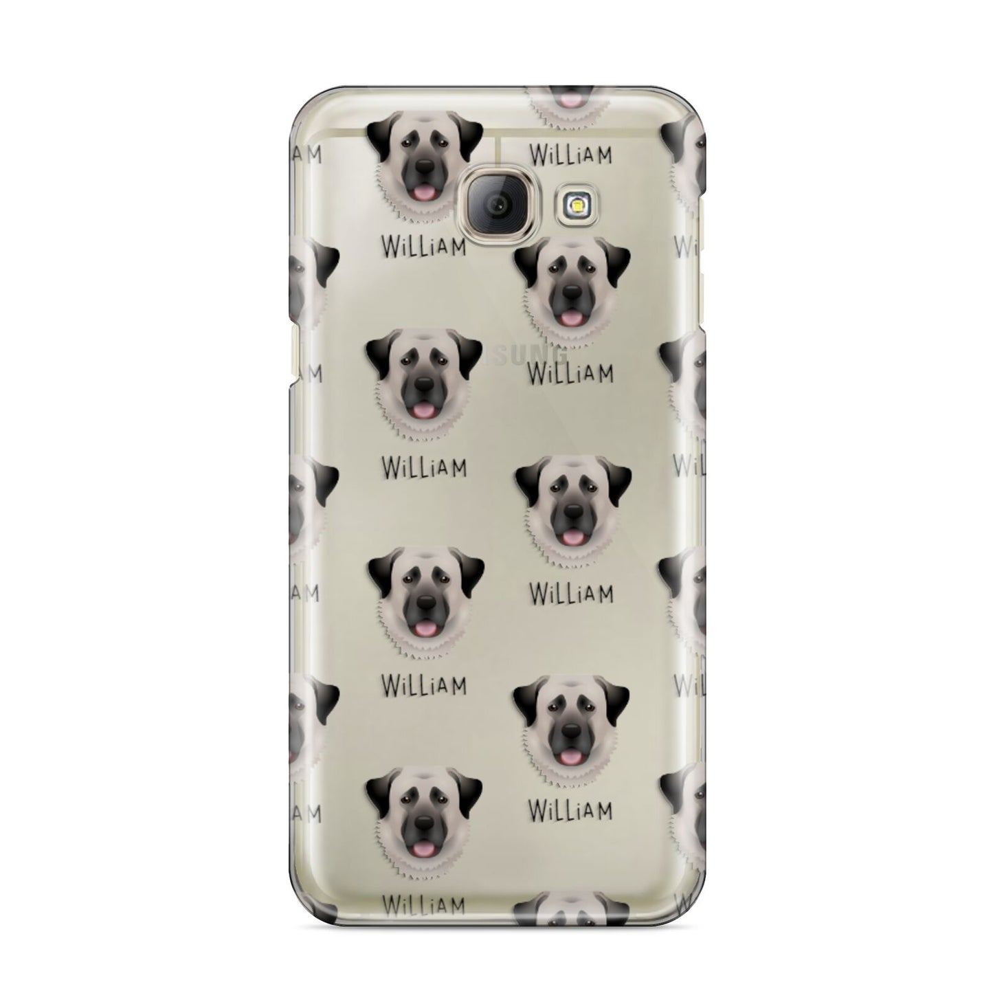 Anatolian Shepherd Dog Icon with Name Samsung Galaxy A8 2016 Case