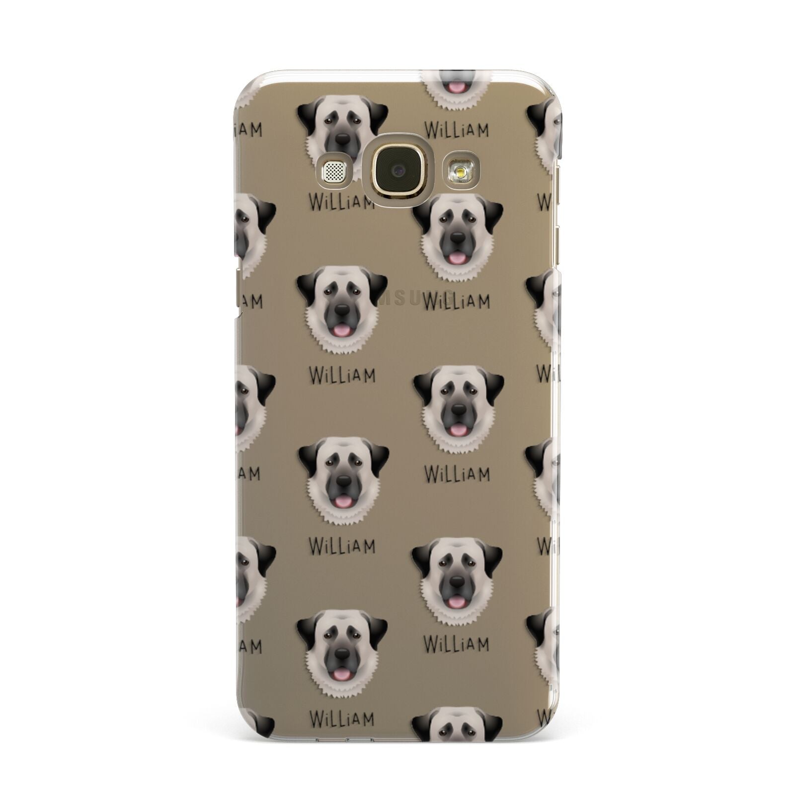 Anatolian Shepherd Dog Icon with Name Samsung Galaxy A8 Case