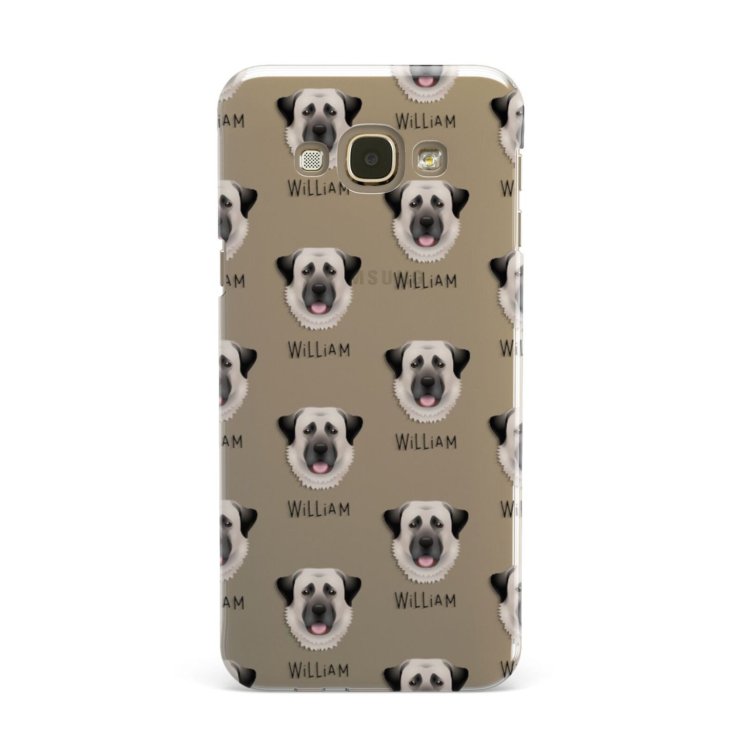 Anatolian Shepherd Dog Icon with Name Samsung Galaxy A8 Case