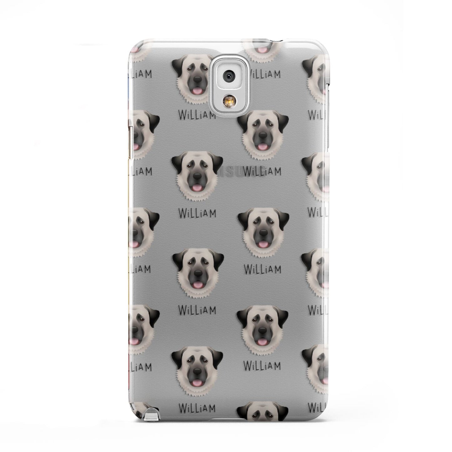Anatolian Shepherd Dog Icon with Name Samsung Galaxy Note 3 Case
