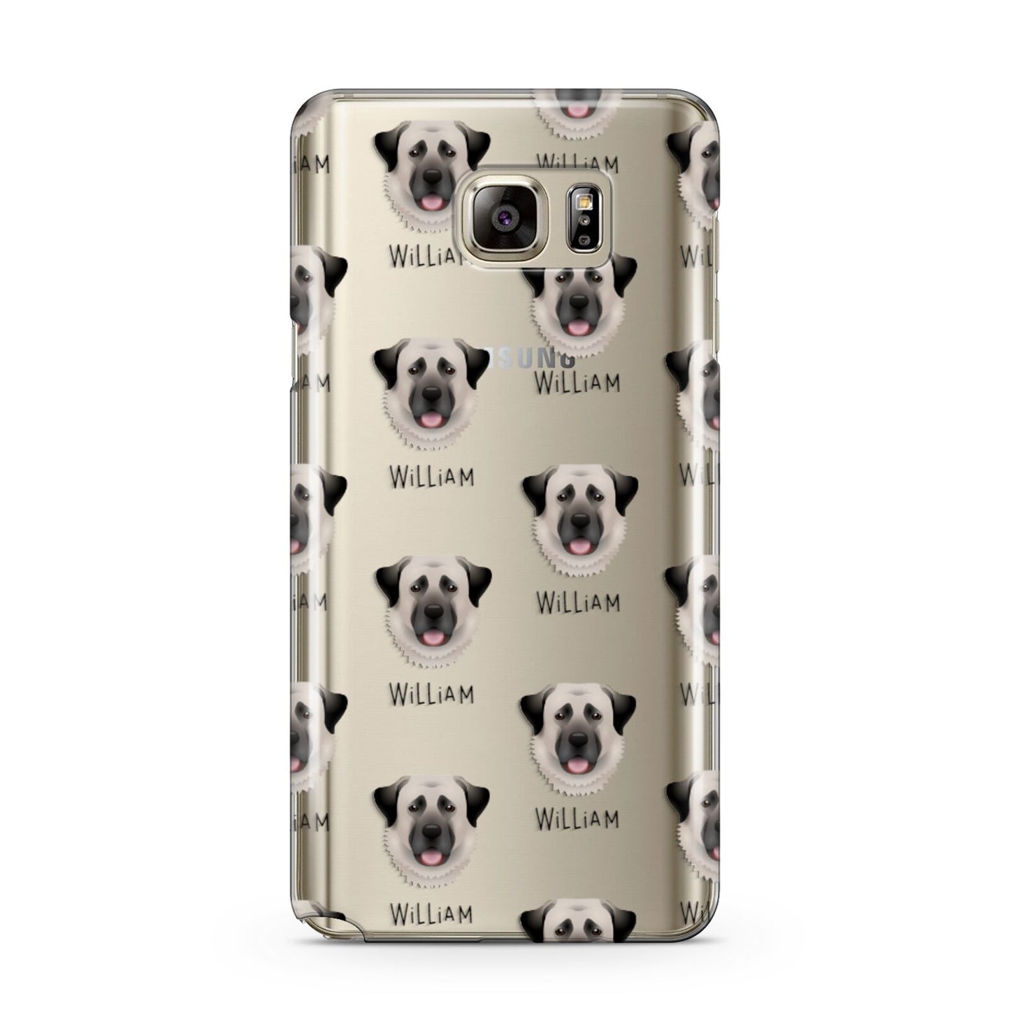 Anatolian Shepherd Dog Icon with Name Samsung Galaxy Note 5 Case