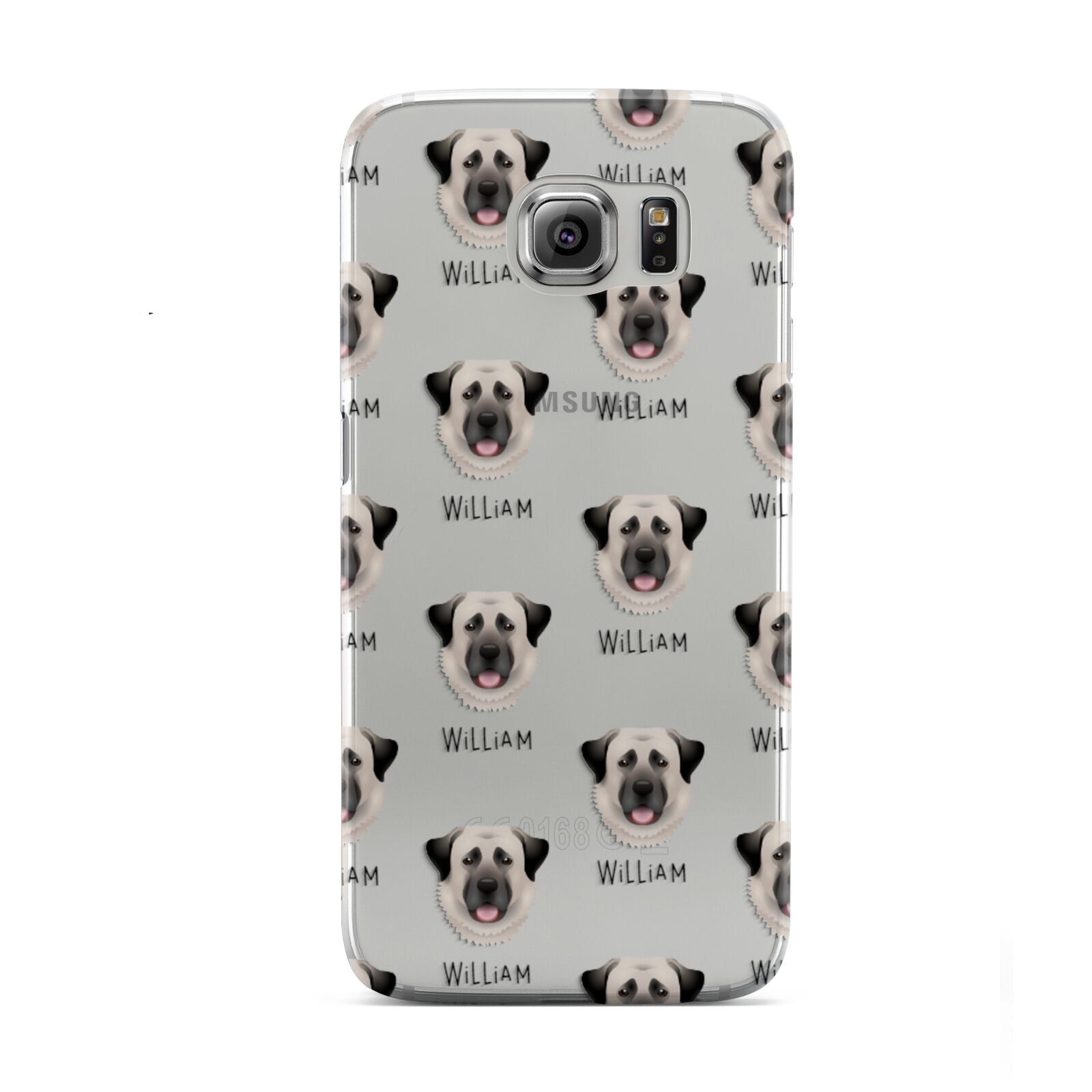 Anatolian Shepherd Dog Icon with Name Samsung Galaxy S6 Case