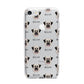 Anatolian Shepherd Dog Icon with Name iPhone 7 Bumper Case on Silver iPhone