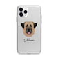 Anatolian Shepherd Dog Personalised Apple iPhone 11 Pro Max in Silver with Bumper Case