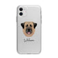 Anatolian Shepherd Dog Personalised Apple iPhone 11 in White with Bumper Case