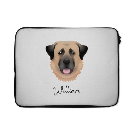 Anatolian Shepherd Dog Personalised Laptop Bag with Zip