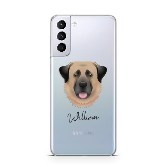 Anatolian Shepherd Dog Personalised Samsung S21 Plus Phone Case