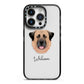 Anatolian Shepherd Dog Personalised iPhone 14 Pro Black Impact Case on Silver phone