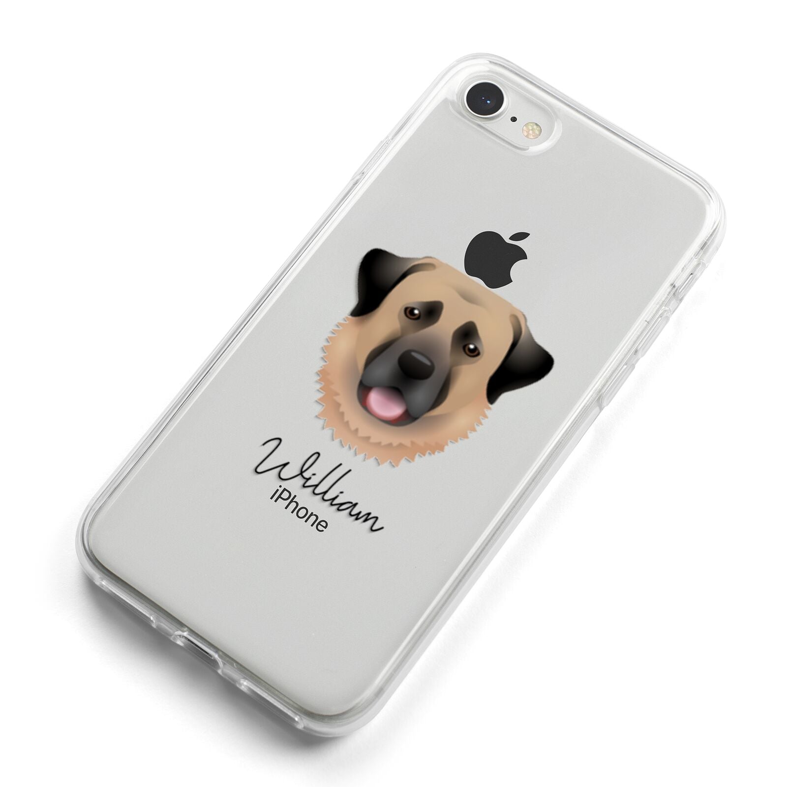 Anatolian Shepherd Dog Personalised iPhone 8 Bumper Case on Silver iPhone Alternative Image