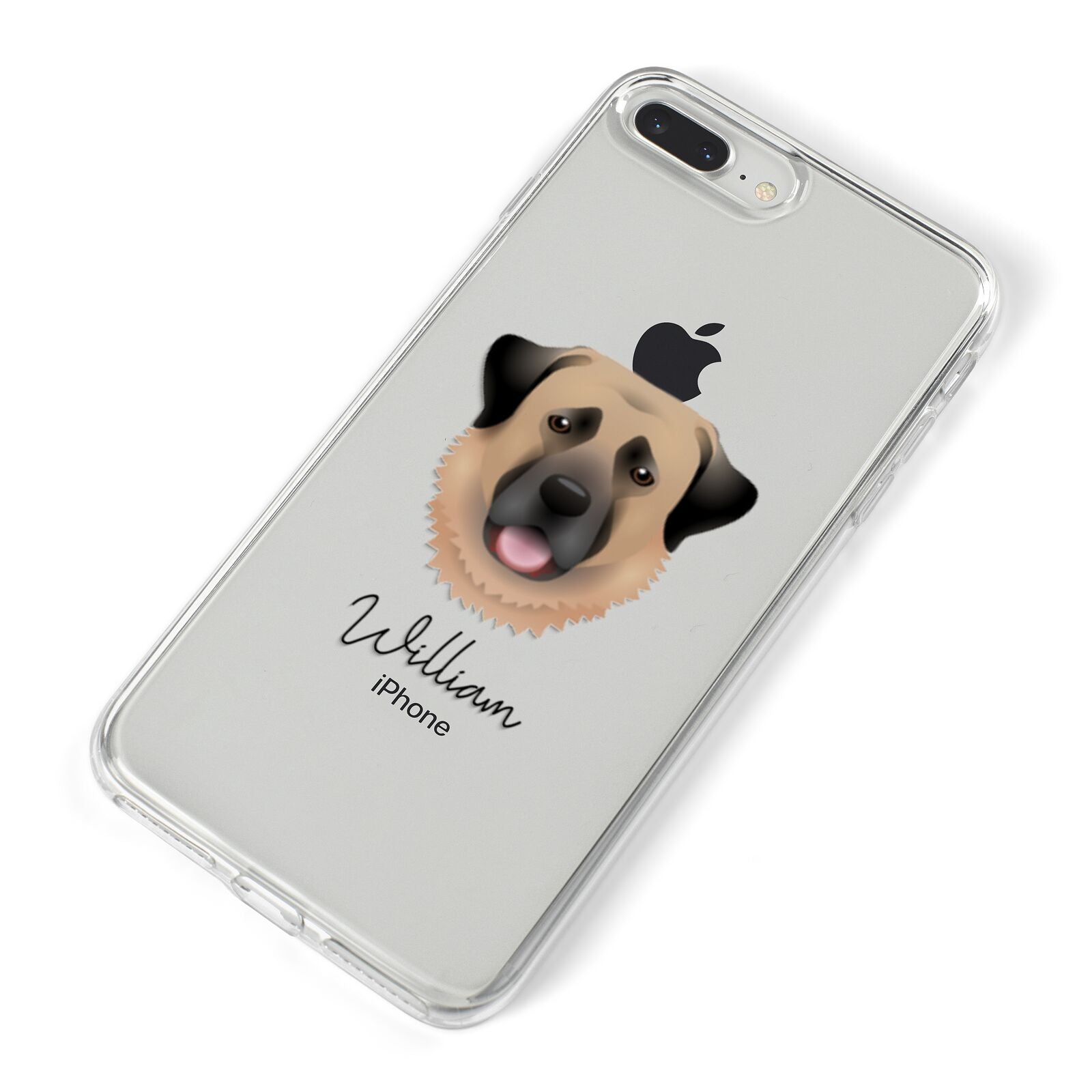 Anatolian Shepherd Dog Personalised iPhone 8 Plus Bumper Case on Silver iPhone Alternative Image