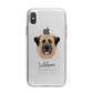 Anatolian Shepherd Dog Personalised iPhone X Bumper Case on Silver iPhone Alternative Image 1