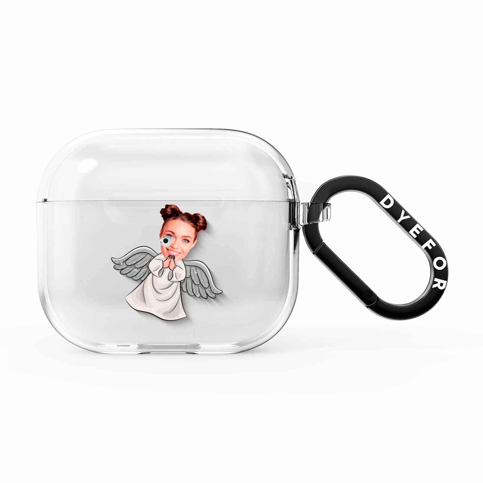 Angel Photo Face AirPods Clear Case 3rd Gen