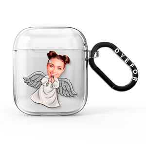 Angel Photo Face AirPods Case